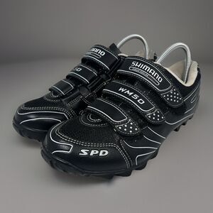 Shimano WM50 SPD Cycling Mountain Bike Shoes Women's Size 8 EU 40 Black EUC